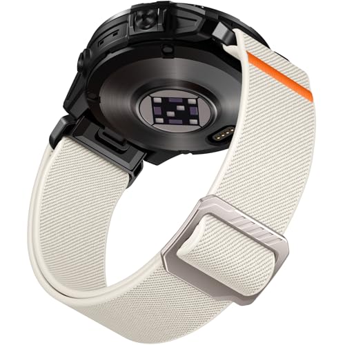 Laffav Kompatibel mit Garmin Fenix 6 Pro Armband/Fenix 6/Fenix 5/Fenix 7 Pro/Fenix 7 Armband, Nylon Elastisch QuickFit 22mm Ersatz Armband für Garmin Instinct/Epix Gen 2/Forerunner 965/955,Polarstern Laffav Kompatibel mit Garmin Fenix 6 Pro Armband/Fenix 6/Fenix 5/Fenix 7 Pro/Fenix 7 Armband, Nylon Elastisch QuickFit 22mm Ersatz Armband für Garmin Instinct/Epix Gen 2/Forerunner 965/955,Polarstern von Laffav