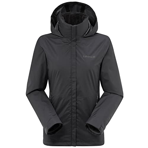 Lafuma - Access 3 in 1 Fleecejacke JKT W - Schützende Jacke für Damen - Wasserdicht und atmungsaktiv - Wandern, Trekking, Lifestyle - Schwarz Lafuma - Access 3 in 1 Fleecejacke JKT W - Schützende Jacke für Damen - Wasserdicht und atmungsaktiv - Wandern, Trekking, Lifestyle - Schwarz von Lafuma