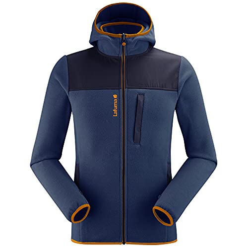 Lafuma - Silken F-Zip M - Herren-Fleecejacke - Warm und atmungsaktiv - Wandern, Trekking, Lifestyle - Blau/Gelb von Lafuma