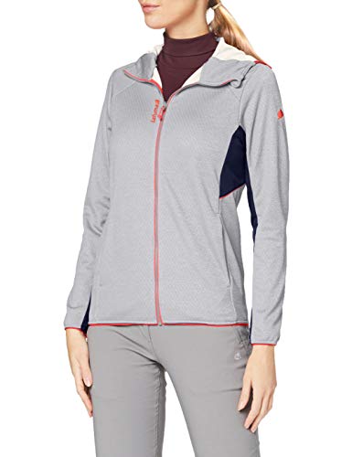 Lafuma Damen Wallig F-Zip W Fleecejacke, Heather Grey, XS von Lafuma