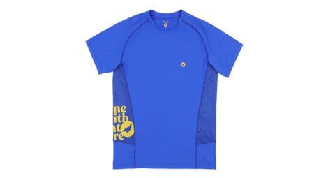 lagoped teetrek technisches t shirt blau gelb von Lagoped