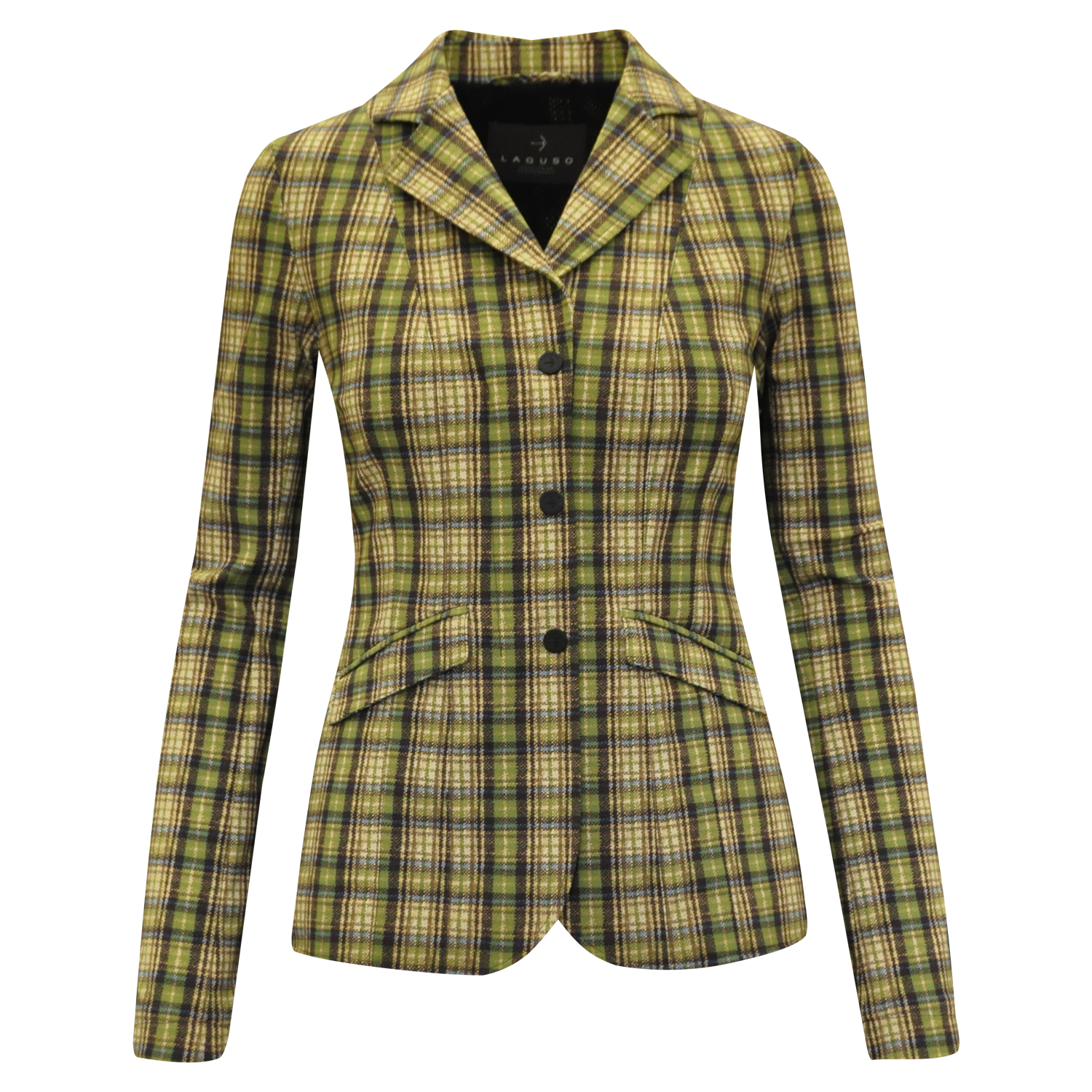 Jacket "Jane Tec Midi" Check Greens von Laguso