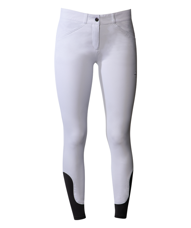 Reithose "Laura Grip Cell" White von Laguso