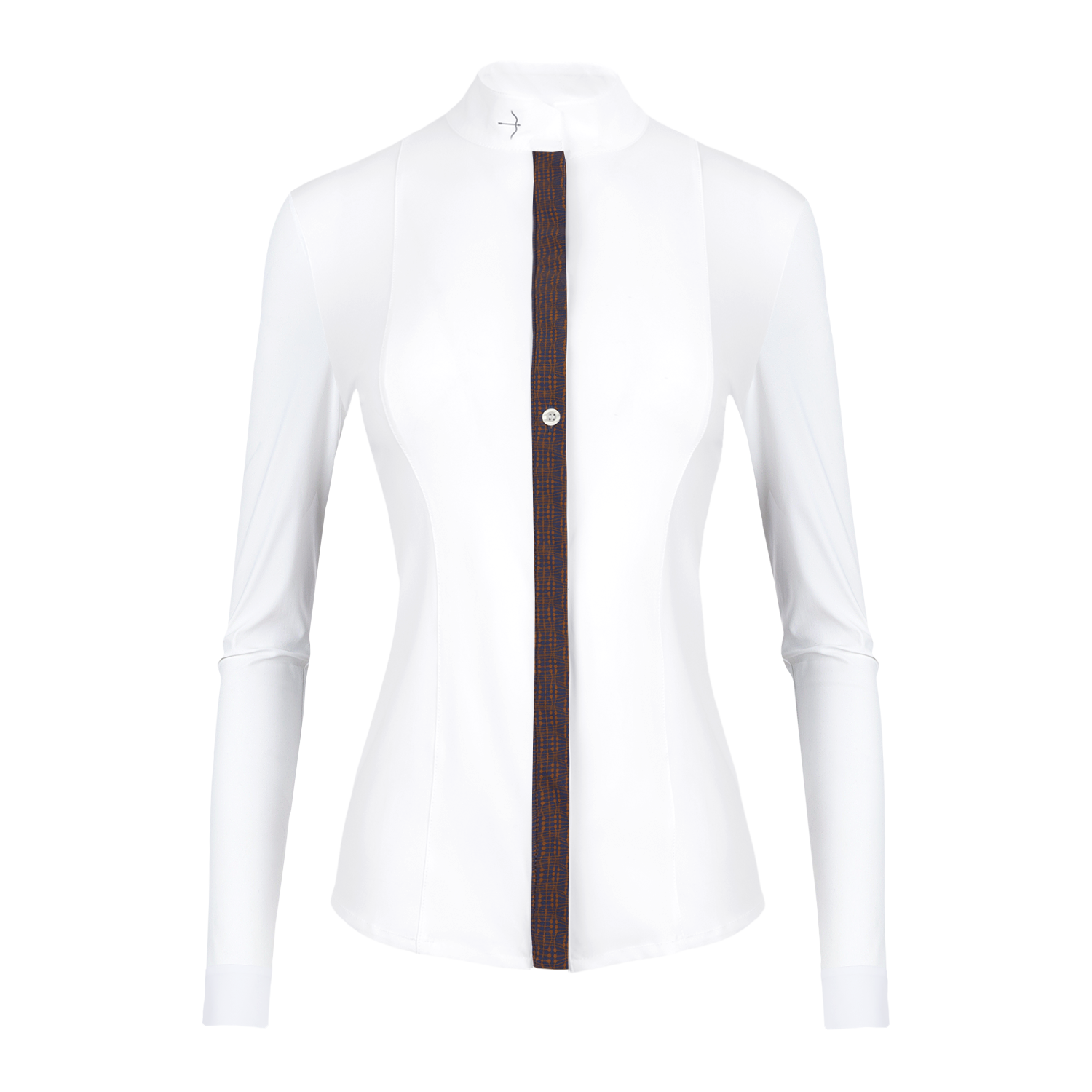 Turnierbluse "Janne" Wave Cognac von Laguso