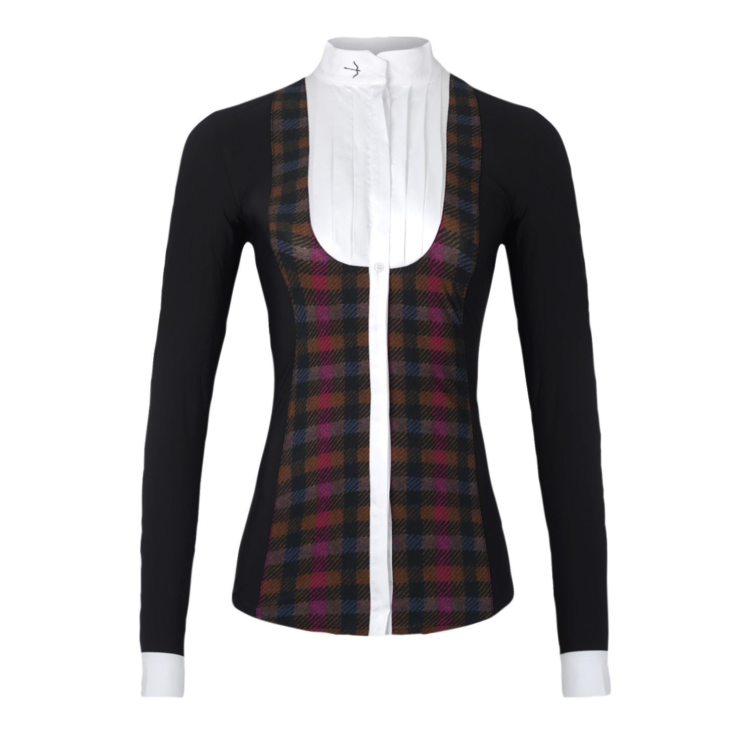Turnierbluse "Laila" Fuchsia Check Turnierbluse "Laila" Fuchsia Check von Laguso