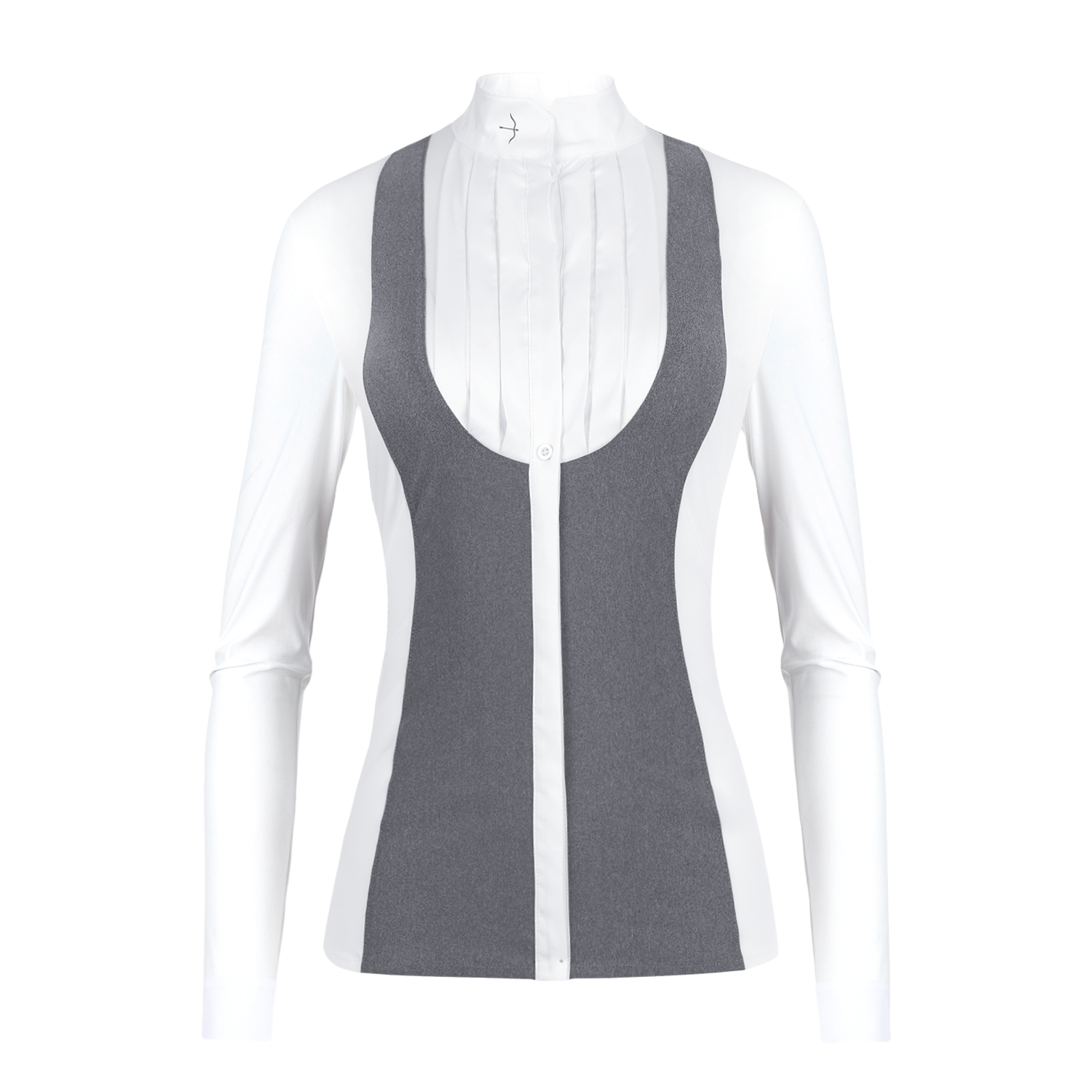 Turnierbluse "Laila" Greymelange Turnierbluse "Laila" Greymelange von Laguso