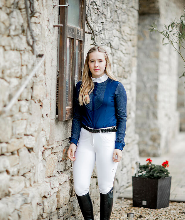 Turnierbluse "Laila Sparkle" Navy Turnierbluse "Laila Sparkle" Navy von Laguso