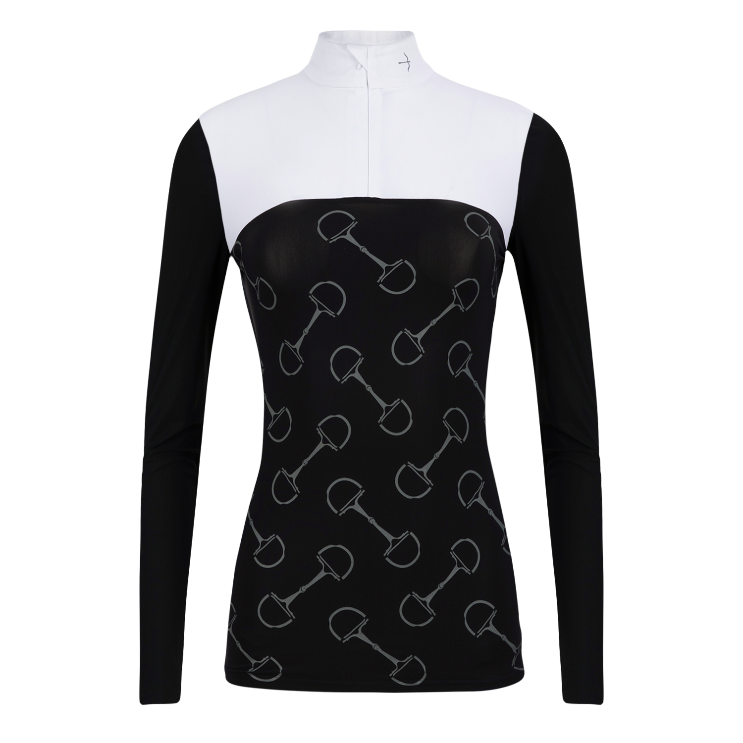 Turniershirt "Carlotta" Stirrups Black von Laguso