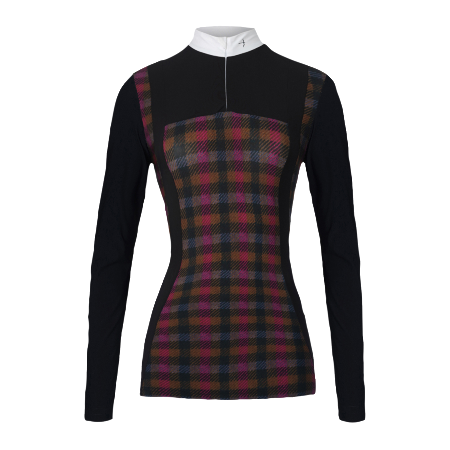 Turniershirt "Jacky" Fuchsia Check Turniershirt "Jacky" Fuchsia Check von Laguso