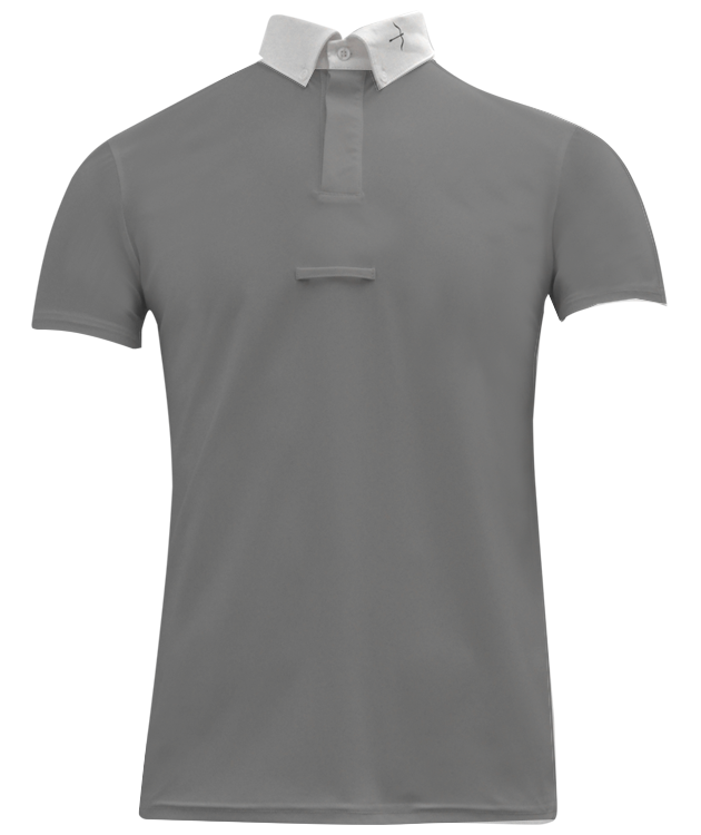 Turniershirt "Luca" Dark Grey Turniershirt "Luca" Dark Grey von Laguso