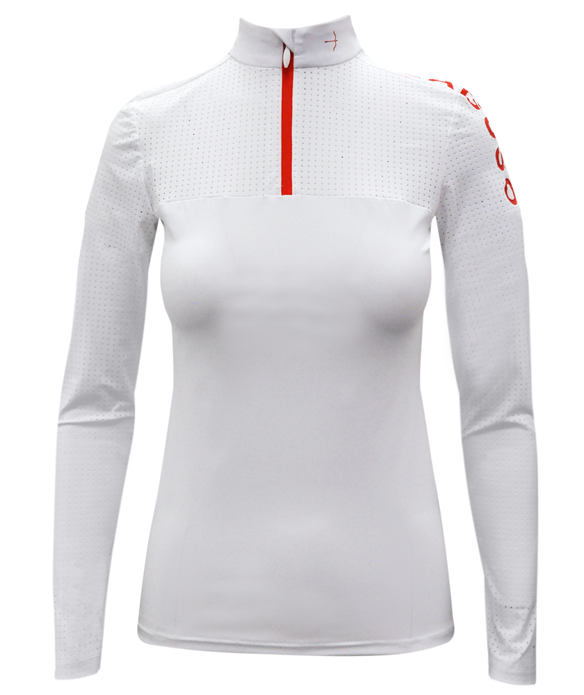 Turniershirt "Sarah Sport" White von Laguso