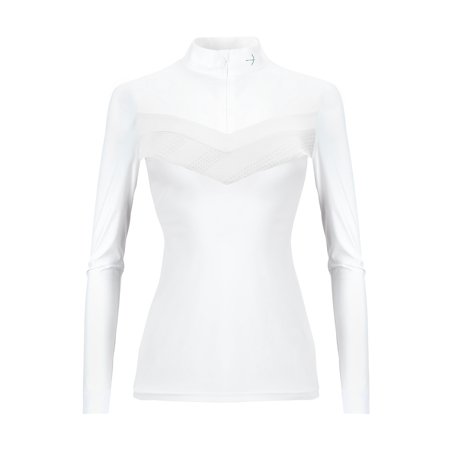 Turniershirt "Vivien" Geo White von Laguso