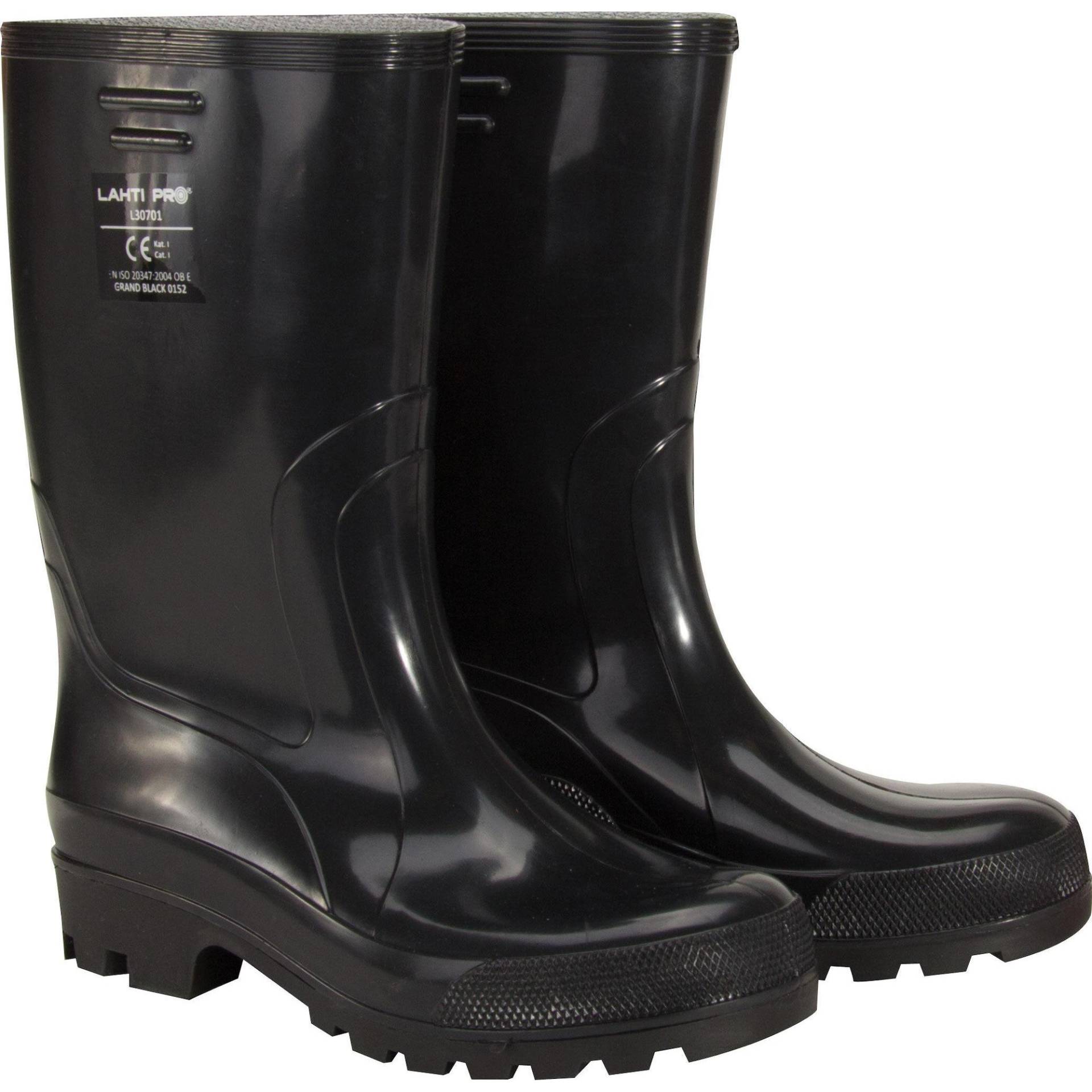 Lahti Pro, Herren, Gummistiefel, Male galoshes. black medium height, pvc, ob e, "42", ce, lahti, Schwarz, (42) von Lahti Pro