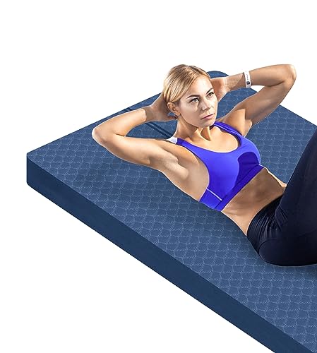 LaiEr Große Übungsmatte - 20mm dicke Yogamatte Fitnessmatte für Fitnessstudio, Yoga, Pilates, Stretching und Bodenübungen für Frauen und Männer mit kostenloser Tragetasche und Klettband(183X80cmX20mm) LaiEr Große Übungsmatte - 20mm dicke Yogamatte Fitnessmatte für Fitnessstudio, Yoga, Pilates, Stretching und Bodenübungen für Frauen und Männer mit kostenloser Tragetasche und Klettband(183X80cmX20mm) von LaiEr