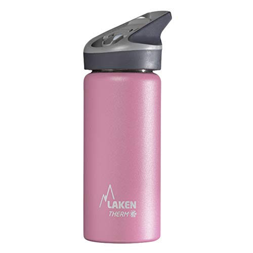 Laken Unisex – Erwachsene Thermoskanne-TJ5P Thermoskanne, Rosa, 18/8-0.5L von Laken