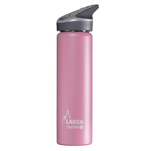 Laken Unisex – Erwachsene Thermoskanne-TJ7P Thermoskanne, Rosa, 18/8-0.75L von Laken