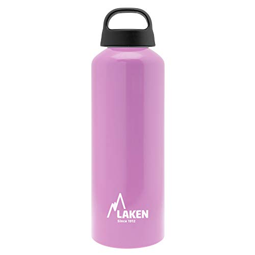 Laken Classic Alu Trinkflasche Weite Öffnung Schraubdeckel mit Schlaufe, BPA frei Aluminiumtrinkflasche, 750ml, Rosa Laken Classic Alu Trinkflasche Weite Öffnung Schraubdeckel mit Schlaufe, BPA frei Aluminiumtrinkflasche, 750ml, Rosa von Laken