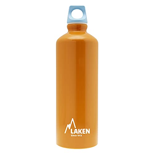Laken Futura Alu Trinkflasche Schmale Öffnung Schraubdeckel mit Schlaufe 0,75L, Orange Laken Futura Alu Trinkflasche Schmale Öffnung Schraubdeckel mit Schlaufe 0,75L, Orange von Laken
