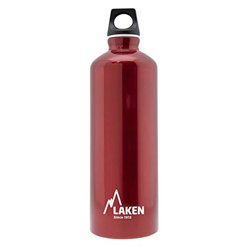 Laken Futura Alu Trinkflasche Schmale Öffnung Schraubdeckel mit Schlaufe 0,75L, Rot Laken Futura Alu Trinkflasche Schmale Öffnung Schraubdeckel mit Schlaufe 0,75L, Rot von Laken
