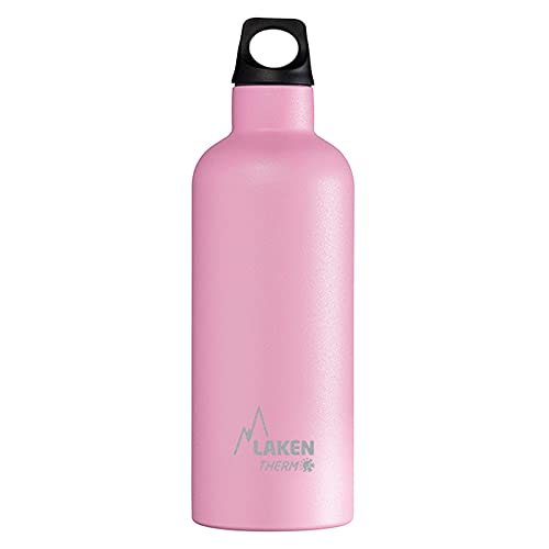 Laken Unisex – Erwachsene Futura Thermo 0,5 Liter, BPA frei, wiederverwendbar, recyelbar (schmale Öffnung) Lakenflasche 0,5 l, rosa, 0.5 Laken Unisex – Erwachsene Futura Thermo 0,5 Liter, BPA frei, wiederverwendbar, recyelbar (schmale Öffnung) Lakenflasche 0,5 l, rosa, 0.5 von Laken