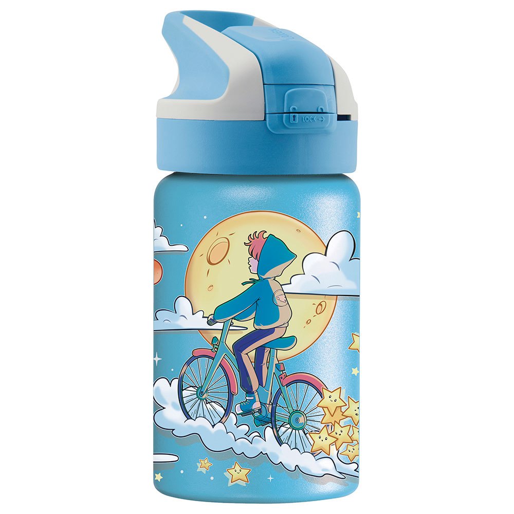 Laken Go To The Moon 350 Ml Stainless Steel Bottle Blau von Laken