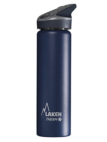 Laken Jannu Thermosflasche aus Edelstahl 18/8 und doppelwandig Vakuum, Unisex, Erwachsene, Blau, 750 ml Laken Jannu Thermosflasche aus Edelstahl 18/8 und doppelwandig Vakuum, Unisex, Erwachsene, Blau, 750 ml von Laken