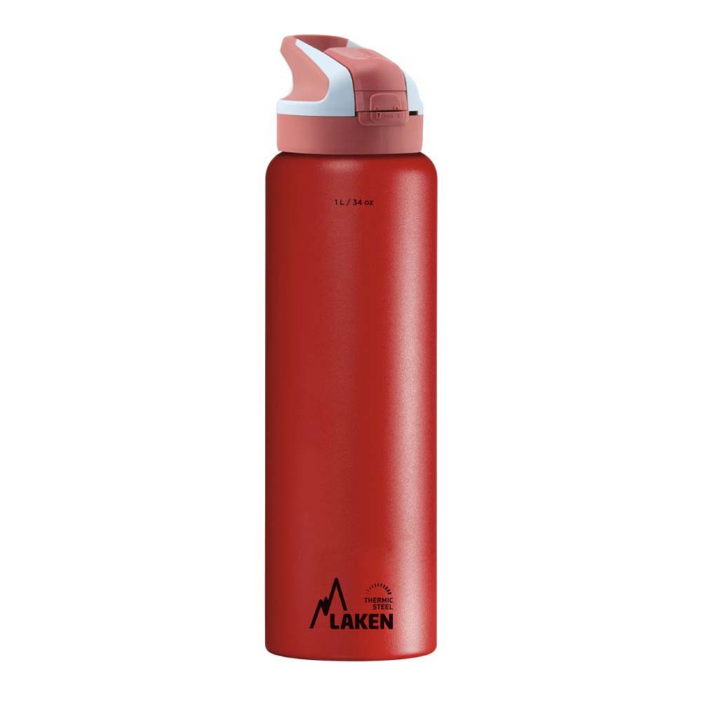 Laken Summit Thermal Bottle 1l Rot von Laken