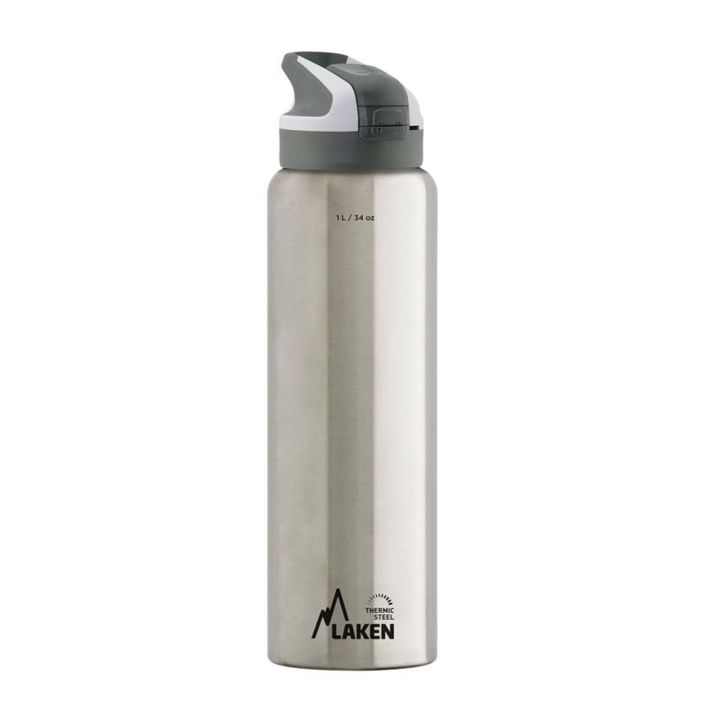 Laken Summit Bottle 1l Silber von Laken