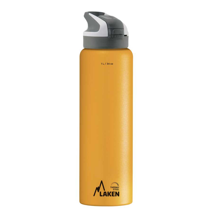 Laken Summit Thermal Bottle 1l Gelb von Laken