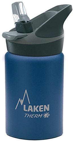 Laken Jannu Thermo-Wasserflasche mit Vakuumisolierung, doppelwandig aus Edelstahl 18/8, bis zu 24 Stunden kalt, blau, 500 ml Laken Jannu Thermo-Wasserflasche mit Vakuumisolierung, doppelwandig aus Edelstahl 18/8, bis zu 24 Stunden kalt, blau, 500 ml von Laken