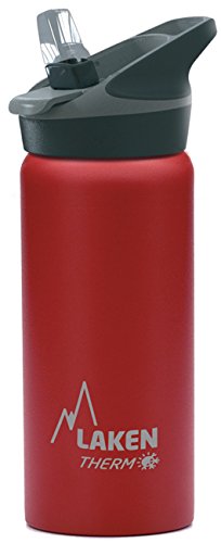 Laken Unisex – Erwachsene Thermoskanne-TJ5R Thermoskanne, Rot, 18/8-0.5L von Laken