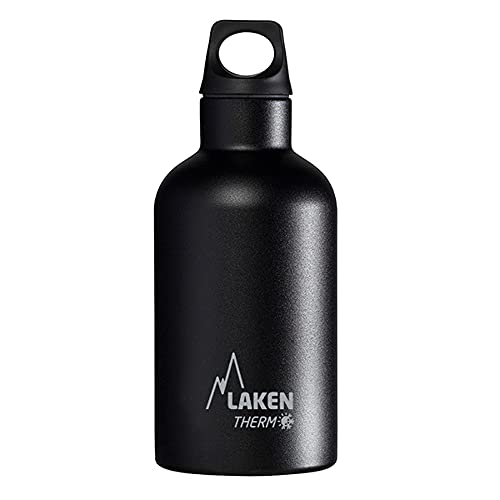 Laken Trinkflasche Futura Schmal, Black, 0.35 Liter, TE3N Laken Trinkflasche Futura Schmal, Black, 0.35 Liter, TE3N von Laken