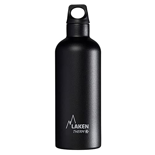 Laken Trinkflasche Futura Schmal, Black, 0.5 Liter, TE5N Laken Trinkflasche Futura Schmal, Black, 0.5 Liter, TE5N von Laken