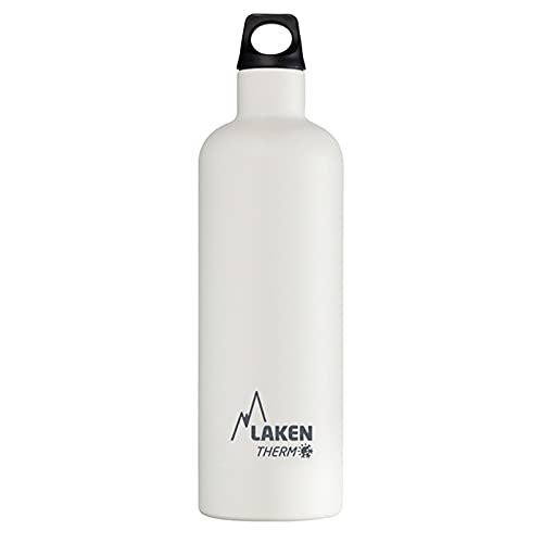 Laken Trinkflasche Futura Schmal, White, 0.75 Liter, TE7B von Laken