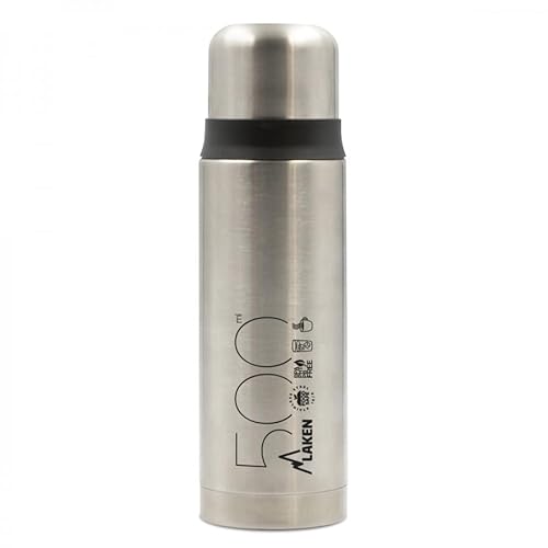 Laken Unisex – Erwachsene 1850S-Thermoflasche Thermoflasche, Silber, 0.5 l Laken Unisex – Erwachsene 1850S-Thermoflasche Thermoflasche, Silber, 0.5 l von Laken
