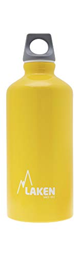 Laken Futura Alu Trinkflasche Schmale Öffnung Schraubdeckel mit Schlaufe 0,6L, Gelb Laken Futura Alu Trinkflasche Schmale Öffnung Schraubdeckel mit Schlaufe 0,6L, Gelb von Laken