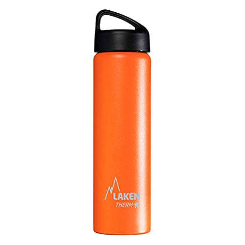 Laken Unisex – Erwachsene Thermoskanne-TA7O Thermoskanne, Orange, 18/8-0.75L von Laken