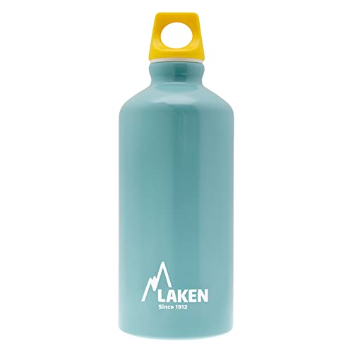 Laken Futura Alu Trinkflasche Schmale Öffnung Schraubdeckel mit Schlaufe 0,6L, Hellblau Laken Futura Alu Trinkflasche Schmale Öffnung Schraubdeckel mit Schlaufe 0,6L, Hellblau von Laken