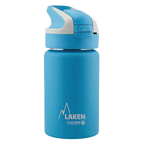 Laken Unisex – Erwachsene Thermoskanne-TS3AC Thermoskanne, Hellblau, 18/8-0.35L von Laken