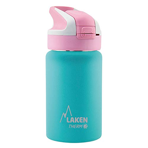 Laken Unisex – Erwachsene Thermoskanne-TS3VT Thermoskanne, Türkis, 18/8-0.35L von Laken