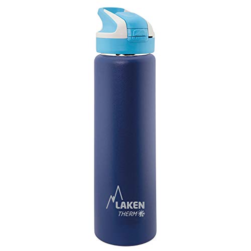 Laken Unisex – Erwachsene Thermoskanne-TS7A Thermoskanne, Blau, 18/8-0.75L von Laken