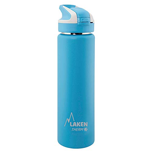 Laken Unisex – Erwachsene Thermoskanne-TS7AC Thermoskanne, Hellblau, 18/8-0.75L von Laken