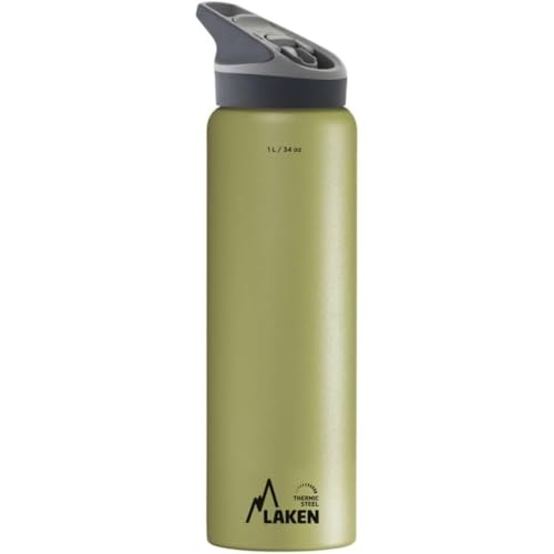 Laken Unisex – Erwachsene Thermoskanne-TJ10K Thermoskanne, Khaki, 18/8-1L Laken Unisex – Erwachsene Thermoskanne-TJ10K Thermoskanne, Khaki, 18/8-1L von Laken