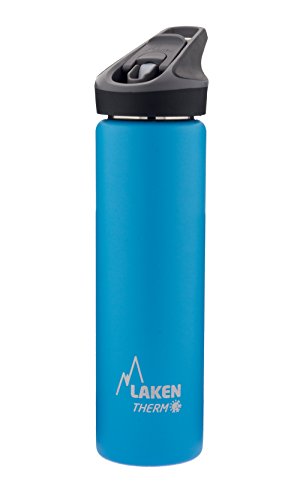 Laken Unisex – Erwachsene Thermoskanne-TJ7AC Thermoskanne, Hellblau, 18/8-0.75L von Laken