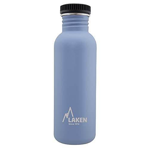 Laken Basic Steel flasche, Edelstahlflasche für Kinder und Erwachsene,Standard Mund und Schraubverschluss, 0,75L Blau Laken Basic Steel flasche, Edelstahlflasche für Kinder und Erwachsene,Standard Mund und Schraubverschluss, 0,75L Blau von Laken