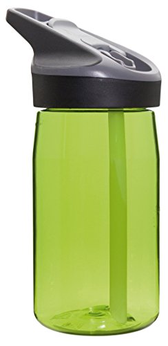 Laken Unisex Jugend 450 Ml Tritan Trinkflasche mit Jannu Verschluß, Hellgrün, 0.45 L von Laken