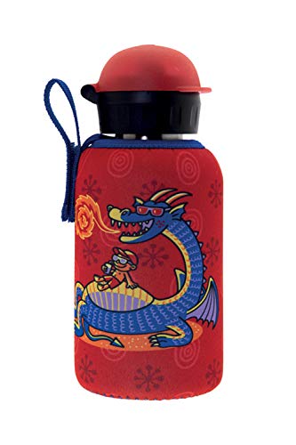 Laken Unisex Jugend Thermoflasche Edelstahl 0,35 l mit Klappverschluss und Neoprencover Edelstahltrinkflasche jr. 0,35 Liter, Dragon-rot Laken Unisex Jugend Thermoflasche Edelstahl 0,35 l mit Klappverschluss und Neoprencover Edelstahltrinkflasche jr. 0,35 Liter, Dragon-rot von Laken