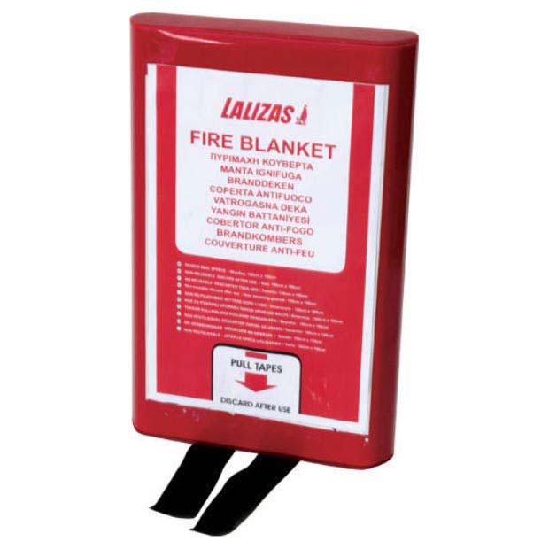 Lalizas Fire Blanket Rot,Weiß 120 x 180 cm Lalizas Fire Blanket Rot,Weiß 120 x 180 cm von Lalizas