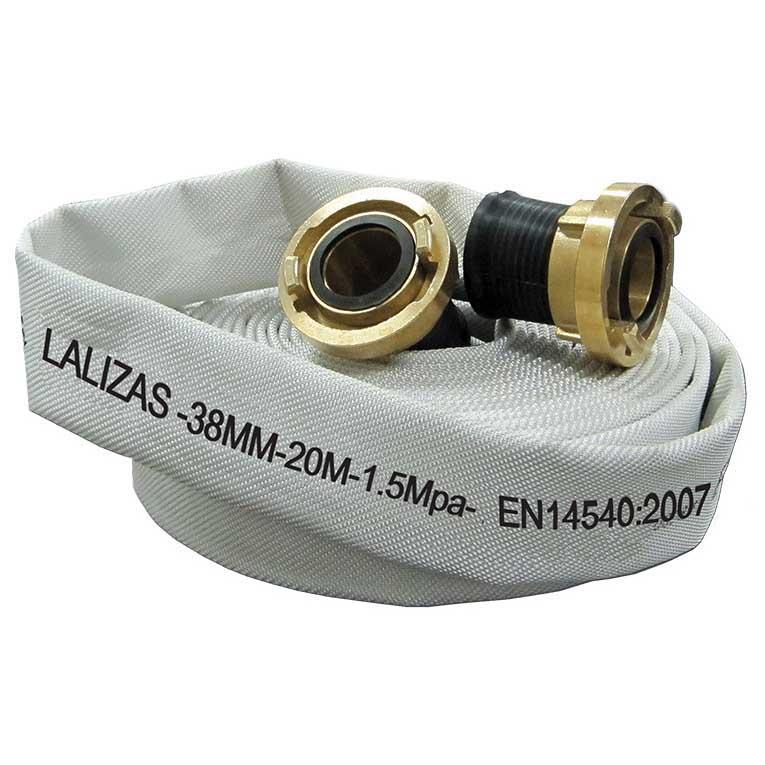 Lalizas Fire Hose Nakajima 65 Brass 15 M Weiß von Lalizas