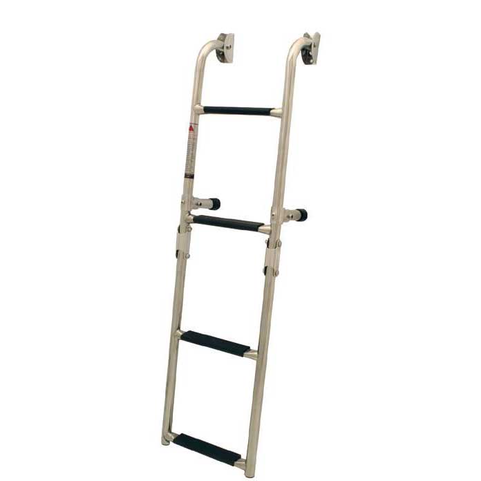 Lalizas Folding Transom Mount Ladder Silber 2+2 Steps Lalizas Folding Transom Mount Ladder Silber 2+2 Steps von Lalizas